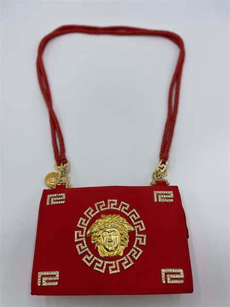 versace red bag